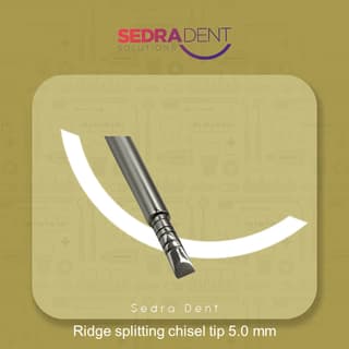 ridge splitting chisel tip