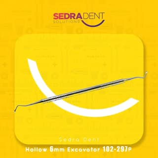 Spoon Excavator 1.6 Hollow Handle 6 mm