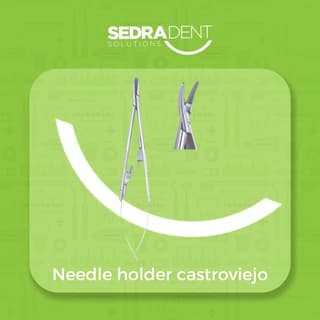 Needle holder castroviejo Curved 14.5cm