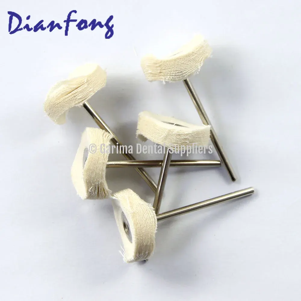 Dian Fong Polishing Brush Wheel Shape – White Cloth