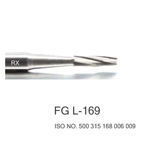 Ruixin Carbide Bur FG – Flat End Taper #169L