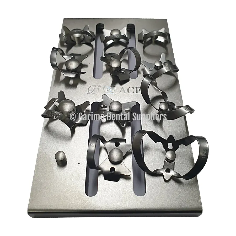 ACE Rubber Dam 11-Clamps with Plate