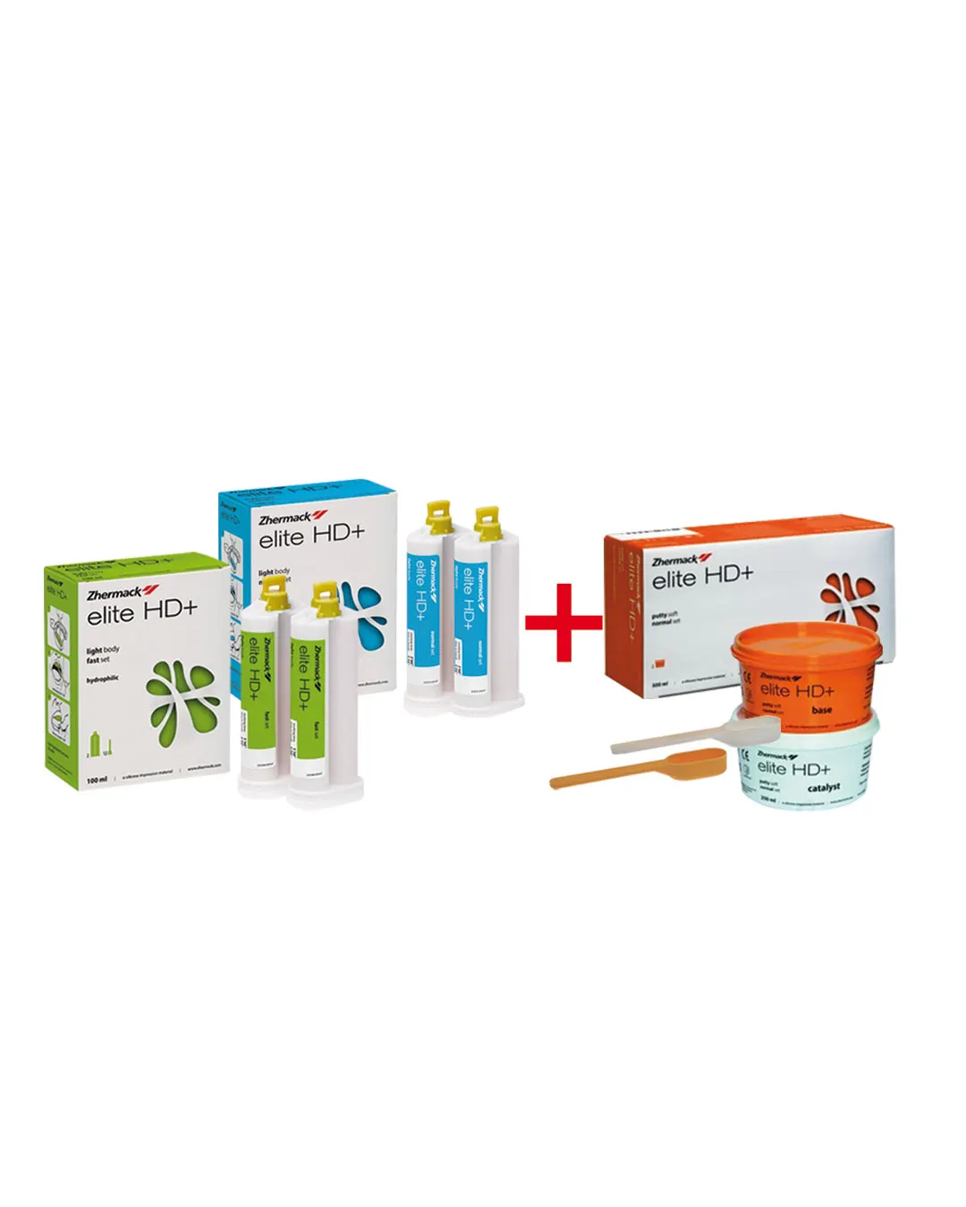 Kit 1 Elite HD+ Putty + 2 Elite HD+ Light : ZHERMACK