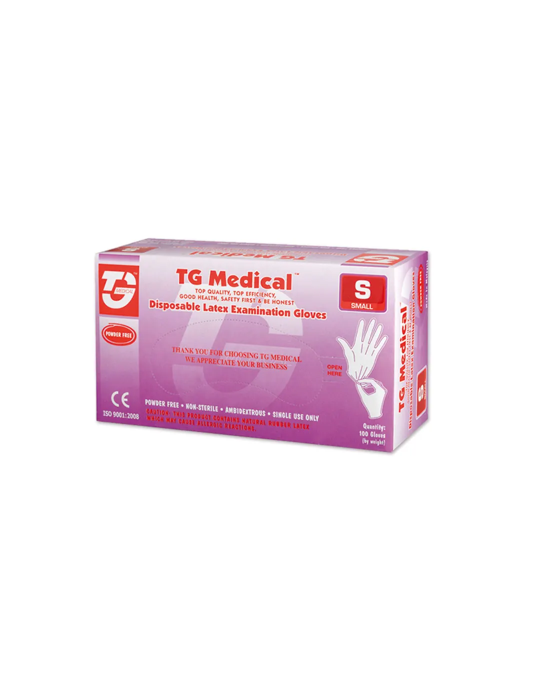Gants d’examen latex non-poudrés : TG MEDICAL