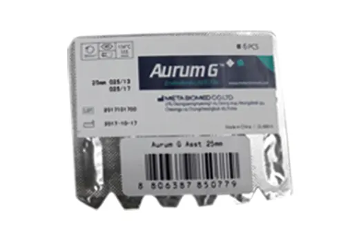Aurum G ( La plaquette de 6 limes ) : META BIOMED