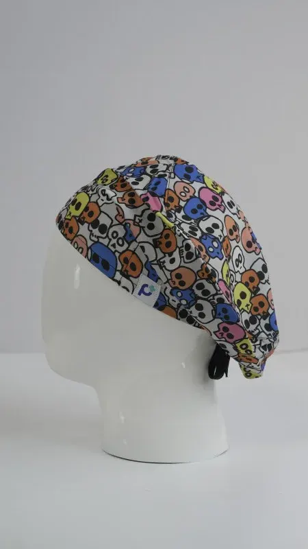 PULSE ZONE COLORFUL SKULL PATTERN HEADCAP