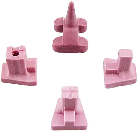 Ceramic Pins – Pink set 8 pcs