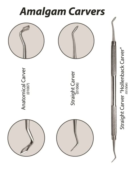 Amalgam Carvers - Bibodent | Dental Supplies & Equipment