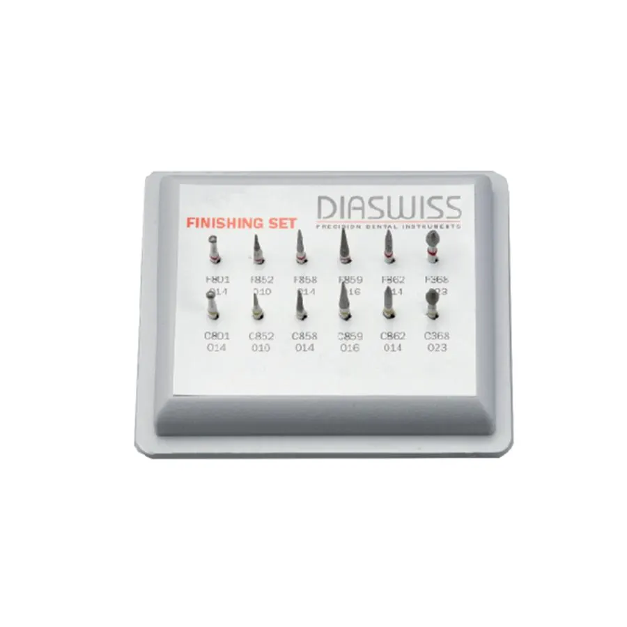 Finshing set, diamound bur, Diaswiss
