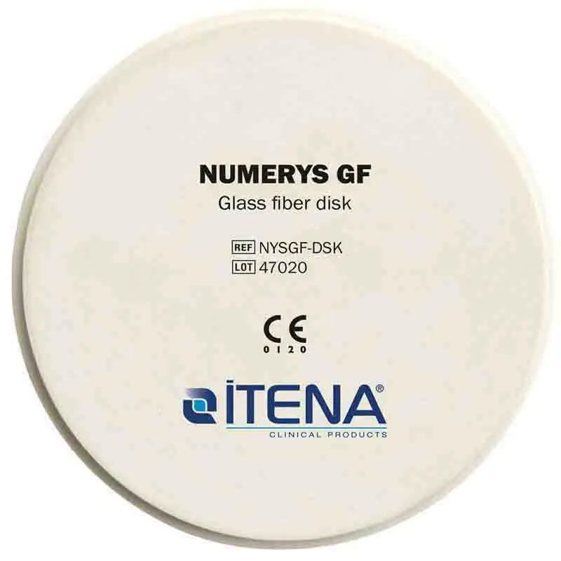 Numerys GF Fiberglass inlay-core disk, itena