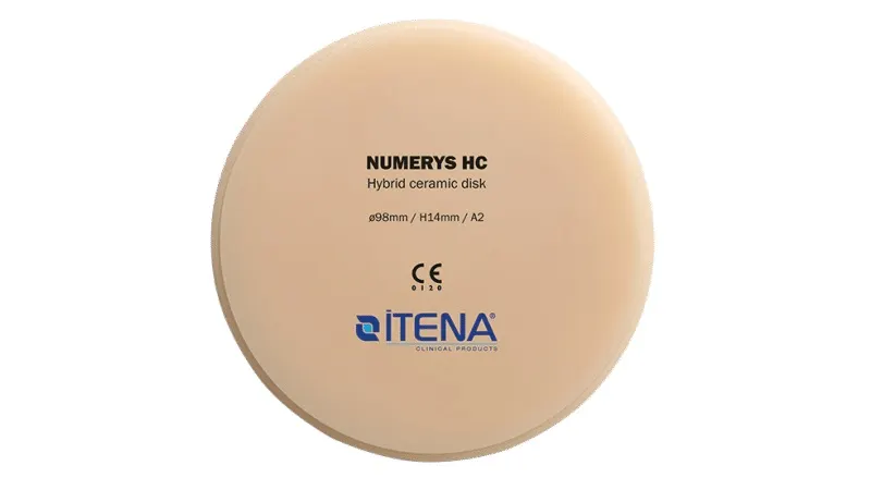 Numerys HC Resin/ceramic hybrid disk , itena