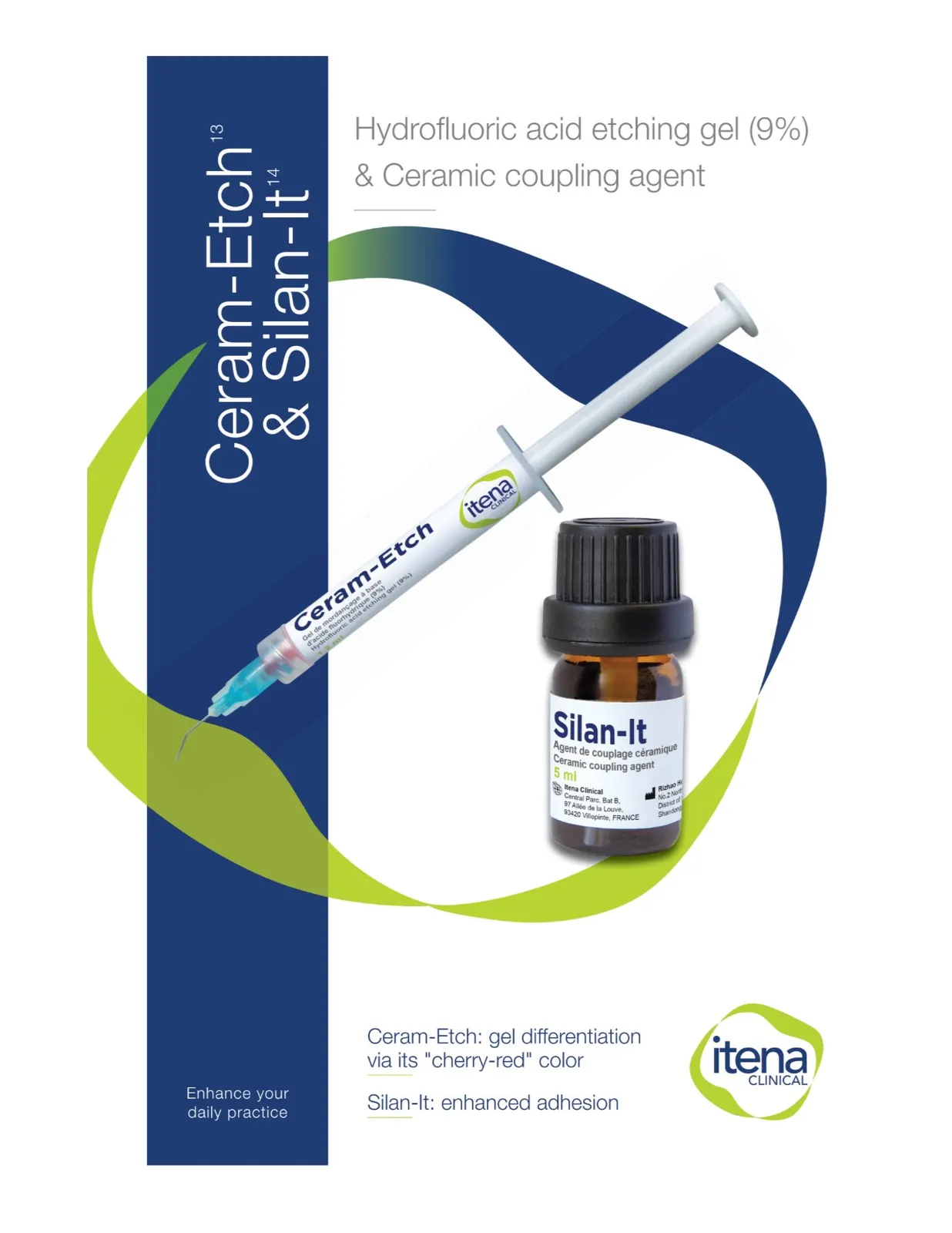 Ceram-Etch Hydrofluoric acid etching gel (9%),Itena