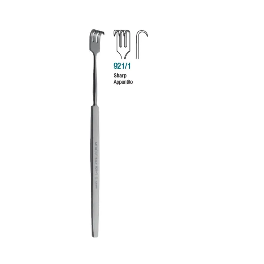 RETRACTOR SHARP POINTED, Medesy
