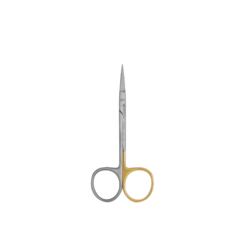 Ciseau Iris Coupe Supérieure 115mm Droit Doré