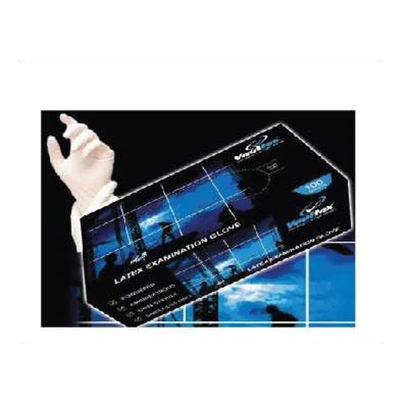 قفازات لاتكس للاستعمال الواحد (بالبودرة) Vaultex VLEG
