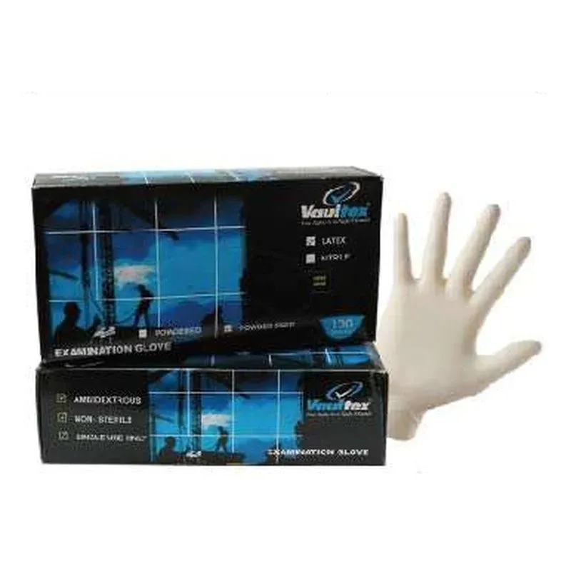 Vaultex TJO Disposable Latex Gloves (Powder-Free)