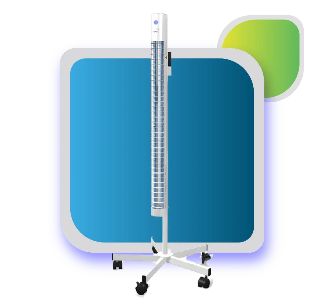 UV-C Surface Disinfection Lamp | D55W Portable Germicidal Light