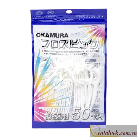 Tăm chỉ kẻ răng 50P OKAMURA