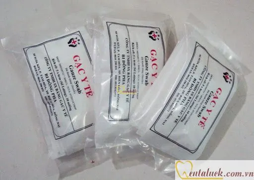 Gạc không tiệt trùng 05x05cm 8 lớp (100 miếng/gói)