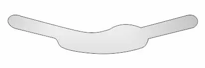 Metal Matrix Bands for Molars. shape 3 (one side ledge) 12 pcs.TOR VM № 1.1933