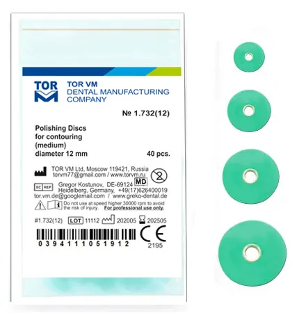 TORVM Polishing Discs for Contouring (medium) № 1.732 40 pcs.