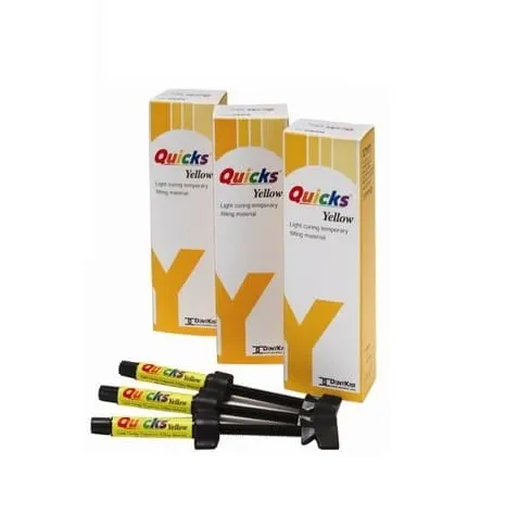 Quicks Light curing temporary filliing materials Yellow