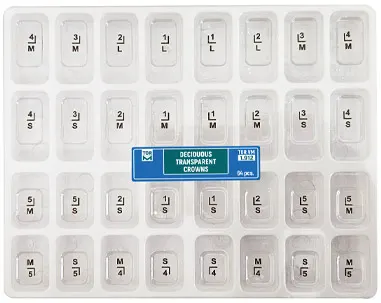Deciduous Transparent Crowns № 1.912 64 pcs-TOR V M-Russia