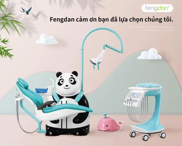 Ghế Nha KHoa Trẻ Em Fengdan BZ639 Panda