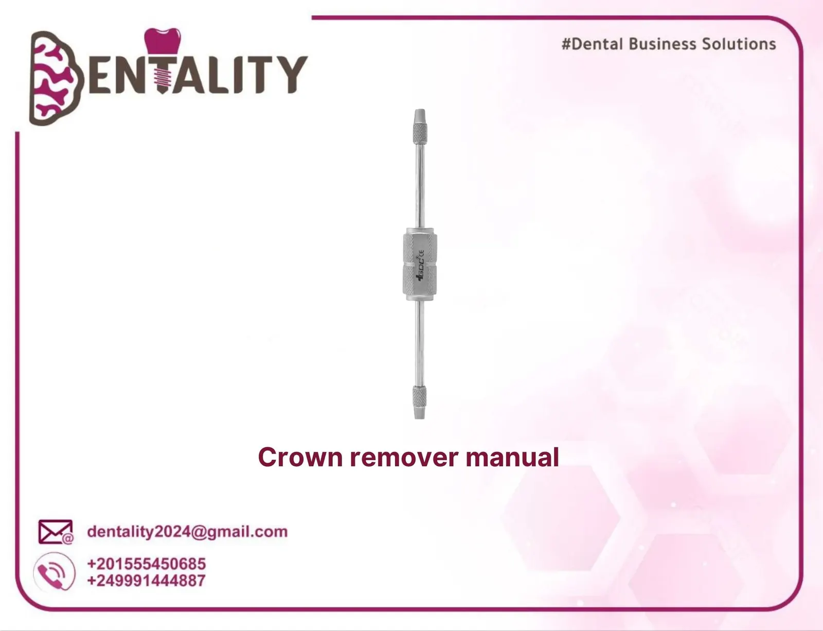Crown remover manual