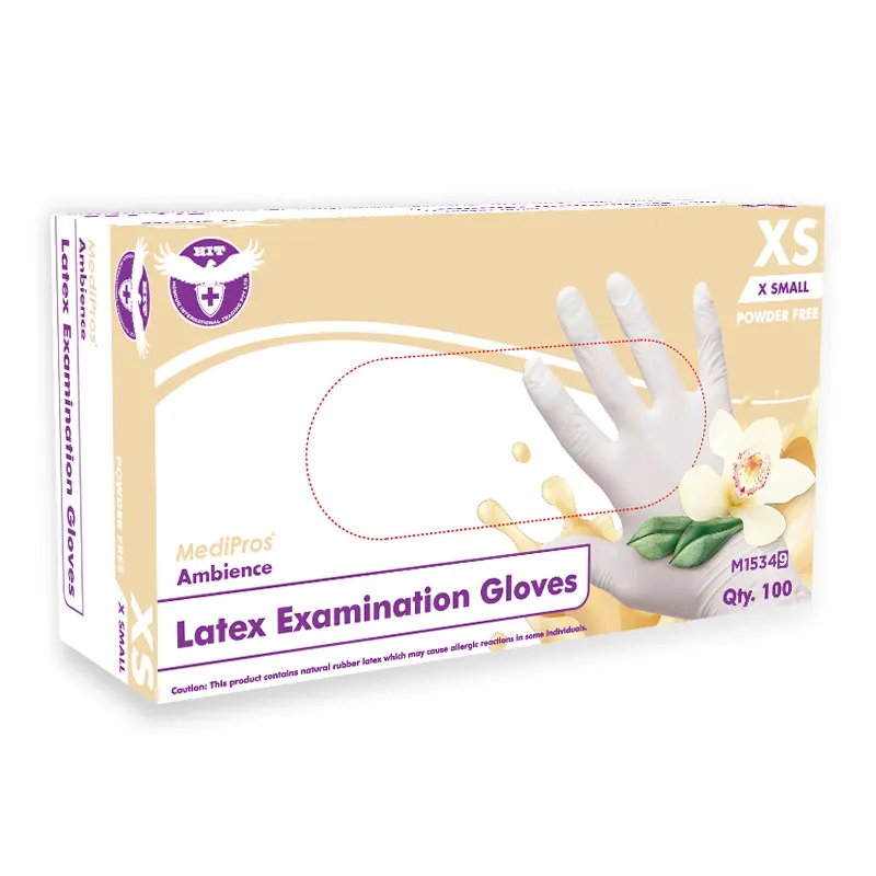 MediPros® Ambience Vanilla Scented Powder Free Latex Exam Gloves