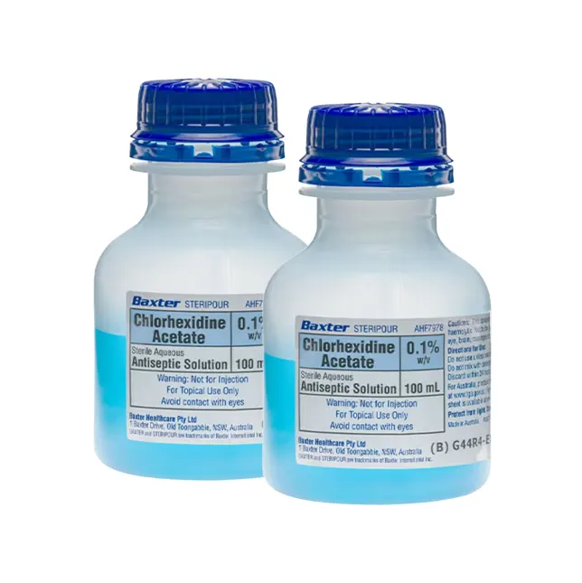 Baxter® CHLORHEXIDINE AQUEOUS | ACETATE 0.1%