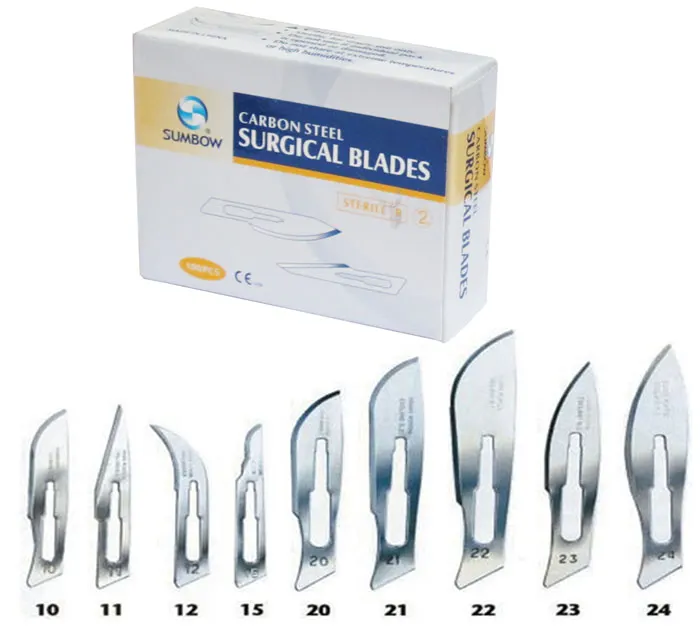 Lame de Bistouris Surgical Blades SUMBOW