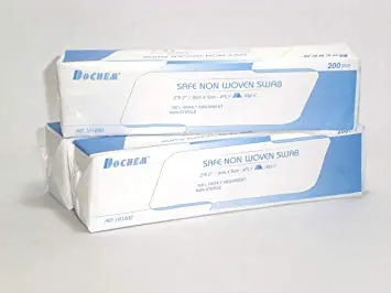 Compresses De Gaze Blanche Pré-Découpées "DOCHEM"