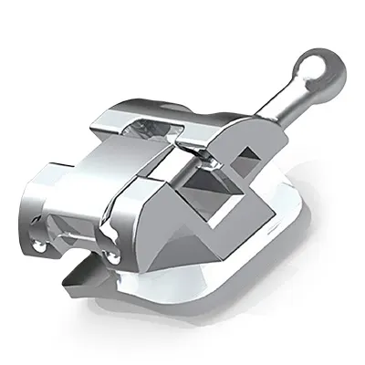 VIGOR METAL SELF-LIGATING LOW TORQUE PASSIVE 0.022 WITH HOOK ON 3, 4 & 5