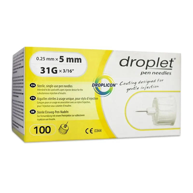 سنون انسولين ( DROPLET ) 31G 5 mm