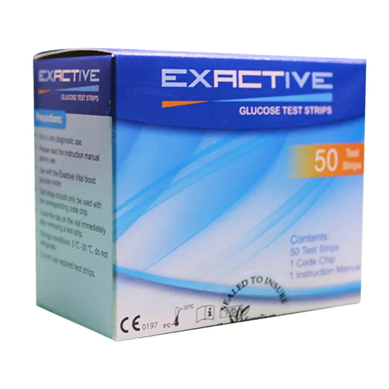 (Exactive) - شرائط قياس سكر 50 شريط اكزاكتف