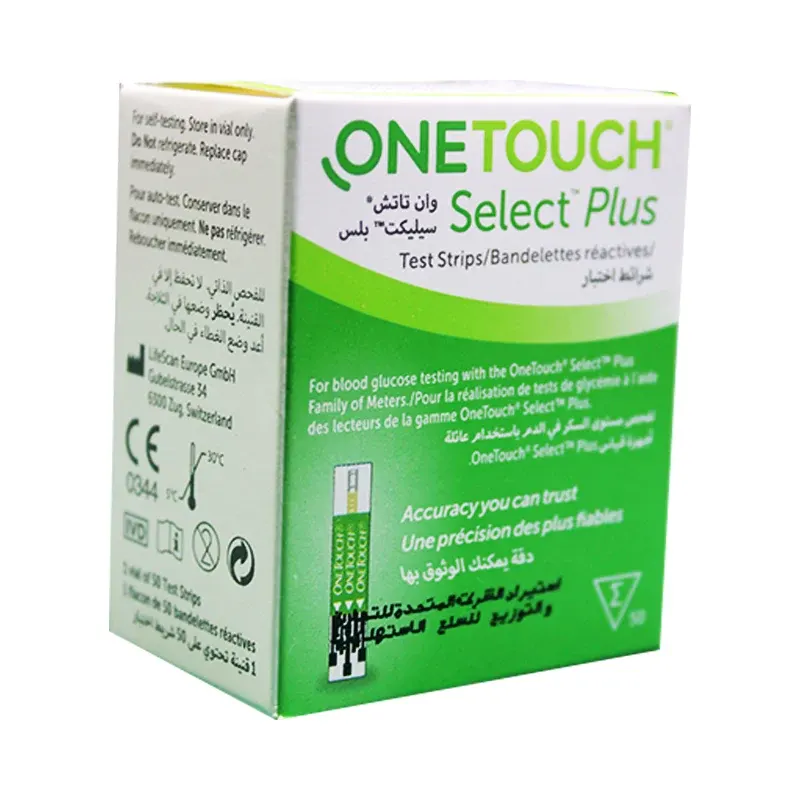 (OneTouch) Select Plus - شرائط قياس سكر