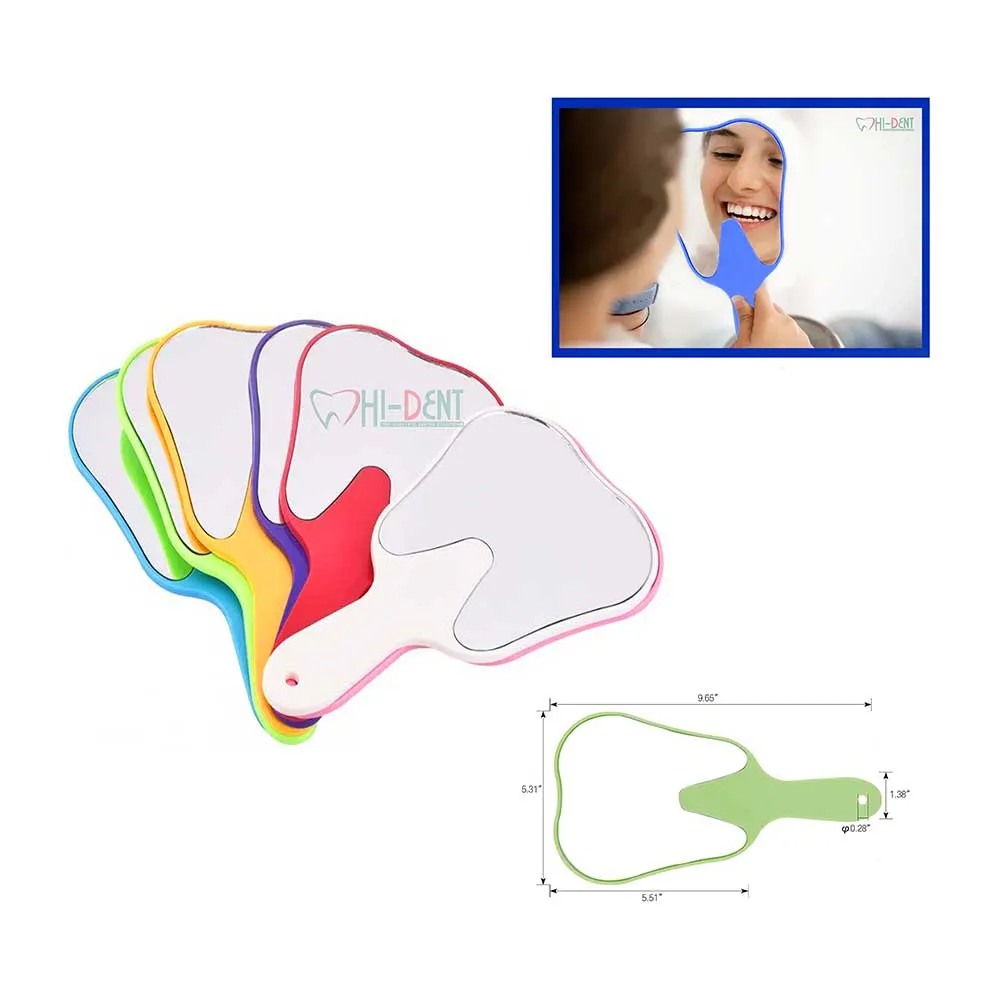 TOOTH SHAPE FACE MIRROR