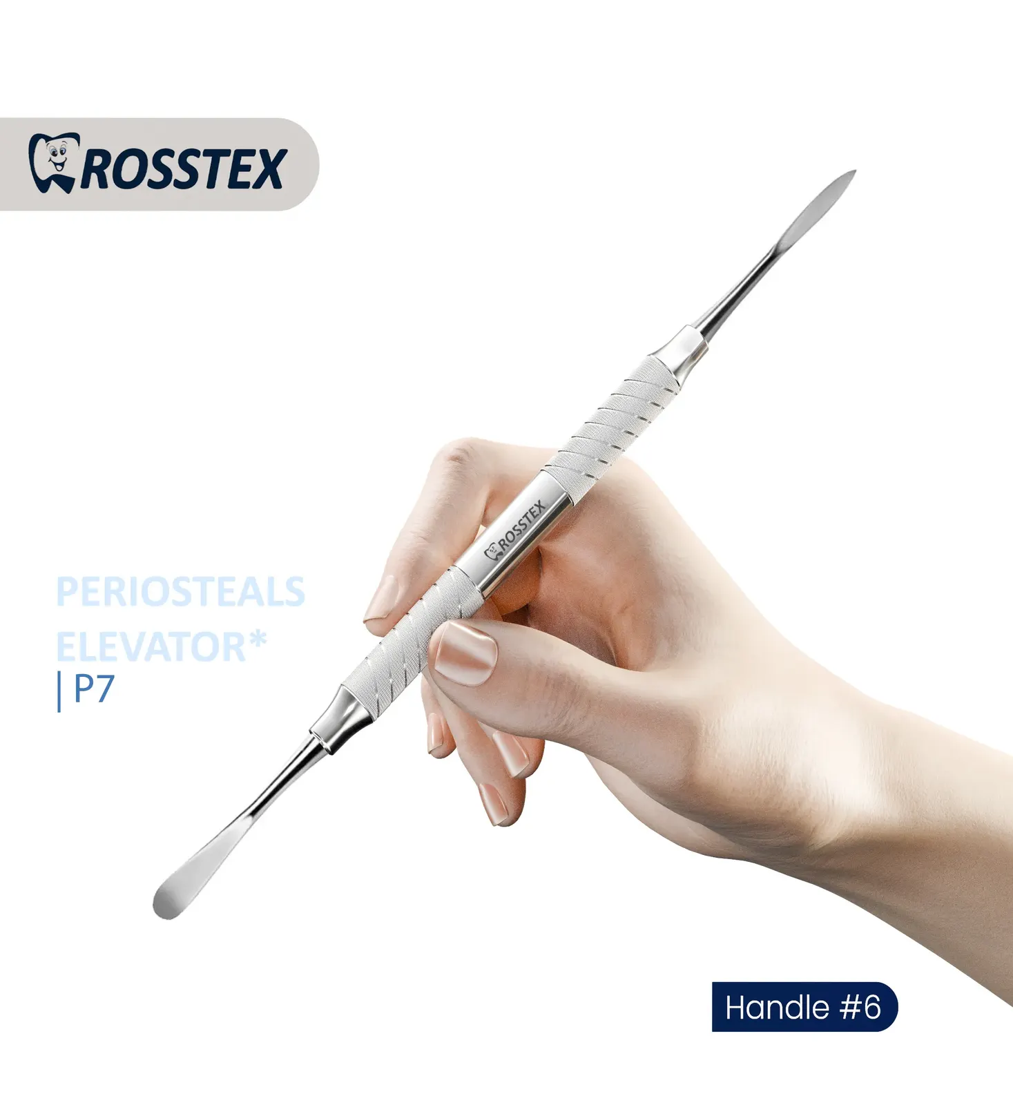 Molt Periosteal Elevato fig. P7 with handle no. 6