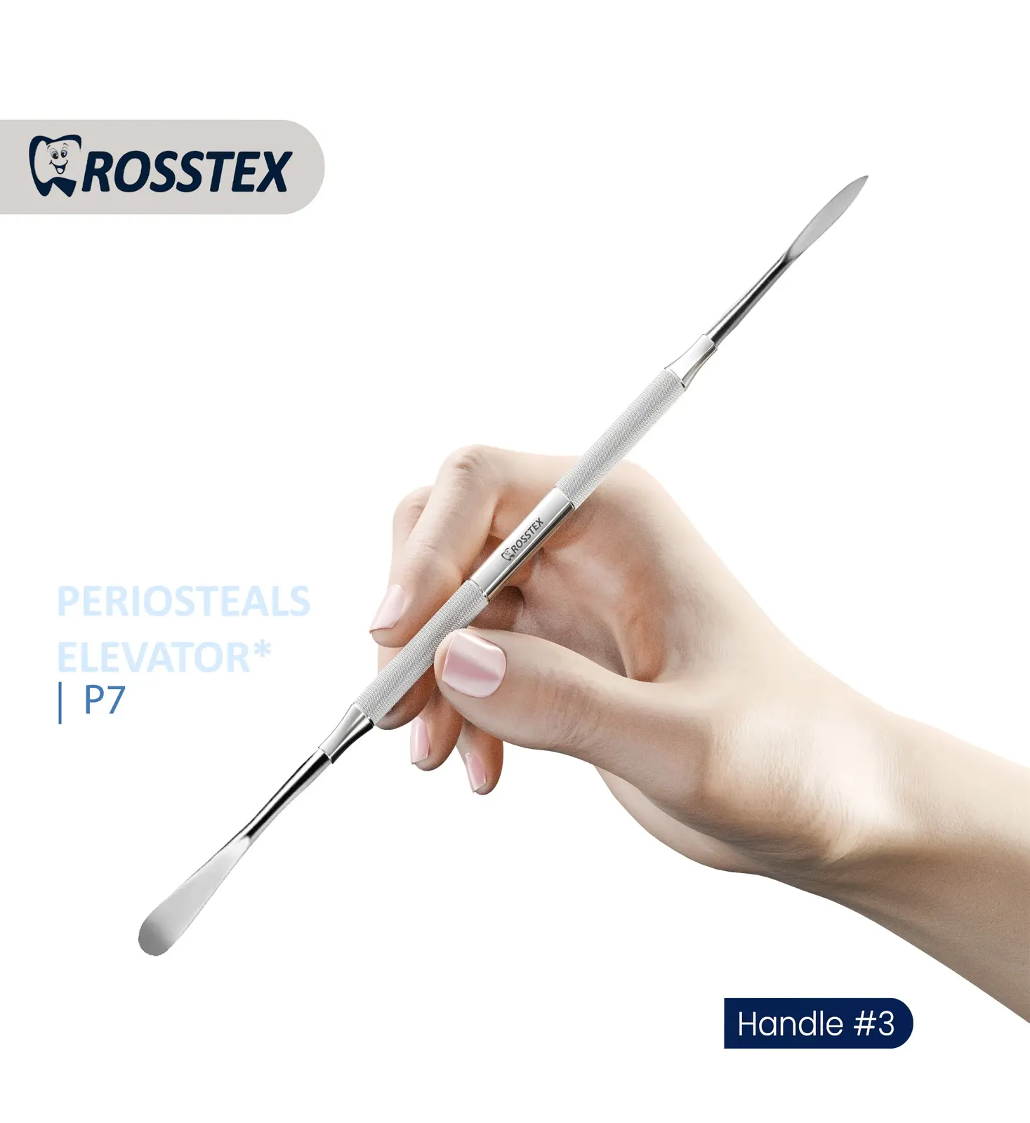 Molt Periosteal Elevato fig. P7 with handle no. 3
