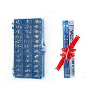 Polyester Crown Posterior Kit 144pcs And Polyester Abrasive Strips 50pcs