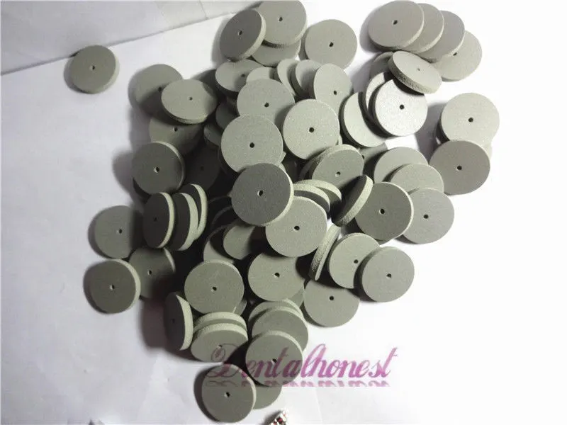 Rubber Wheel HP Polishers-Green 100/Pack