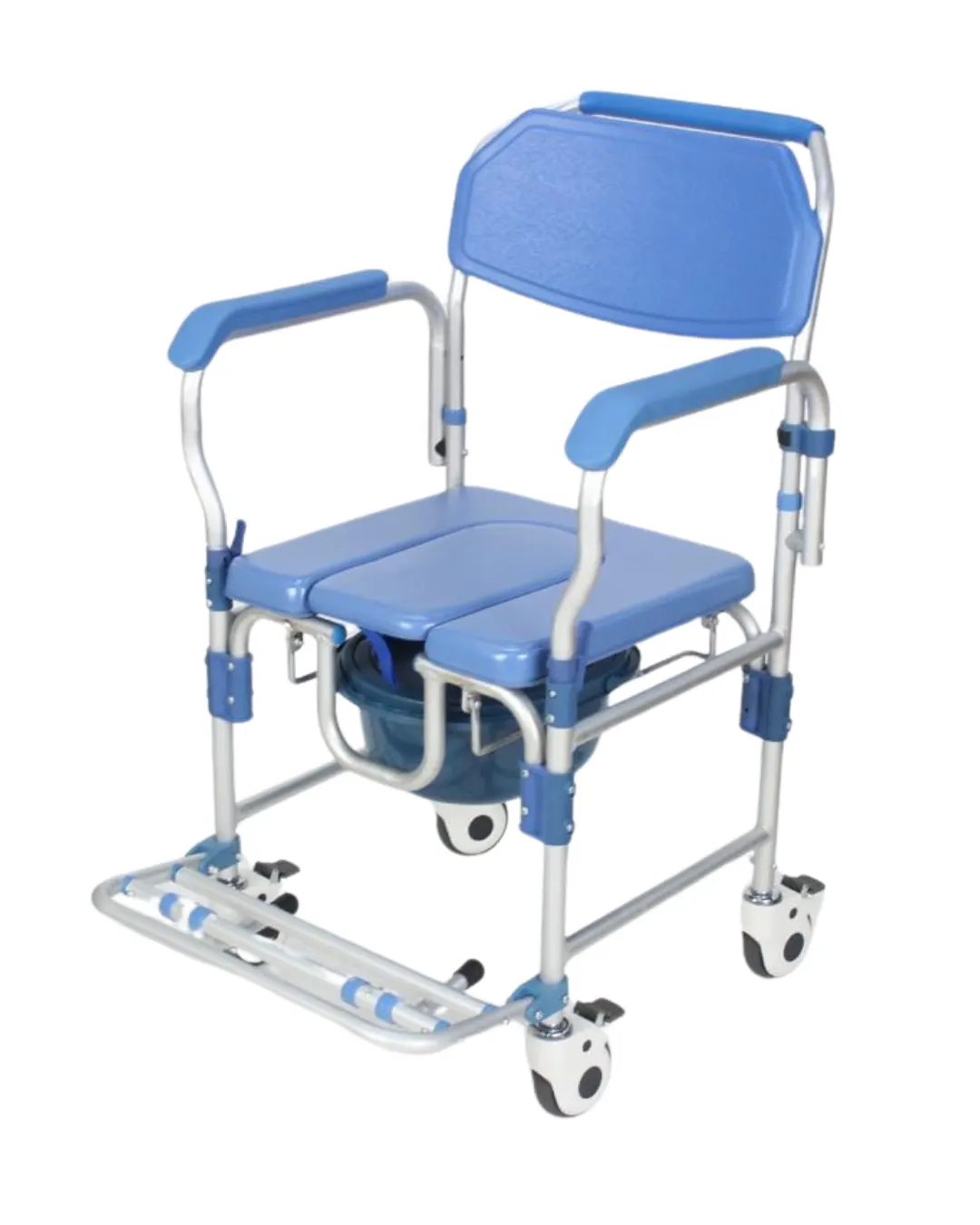 Wheeled Commode and Shower Chair | كرسي مرحاض وكرسي استحمام بعجلات