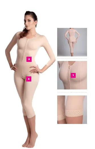 LIPOELASTIC MHD Comfort Post Surgical Compression Bodysuit | بدلة ضغط مريحة لما بعد الجراحة من ليبوإيلاستيك إم إتش دي