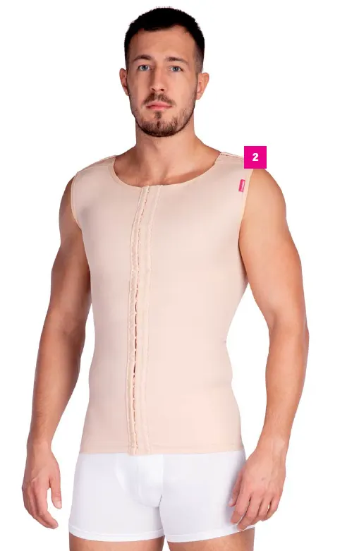 LIPOELASTIC MTmL Variant Post-Surgical Men’s Compression Vest | سترة ضاغطة للرجال من LIPOELASTIC (طراز MTmL Variant) للاستخدام بعد العمليات الجراحية