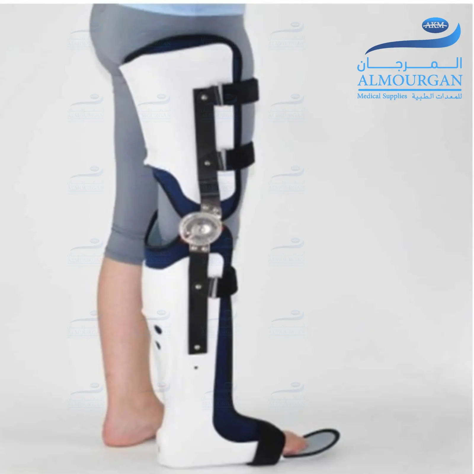 جبيرة تحديد حركة ركبة مع كاحل وقدم | ROM- Knee With Ankle Foot Brace