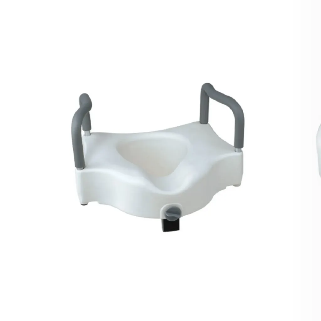 رافع كرسي تواليت +قبضة | Toilet Seat Riser