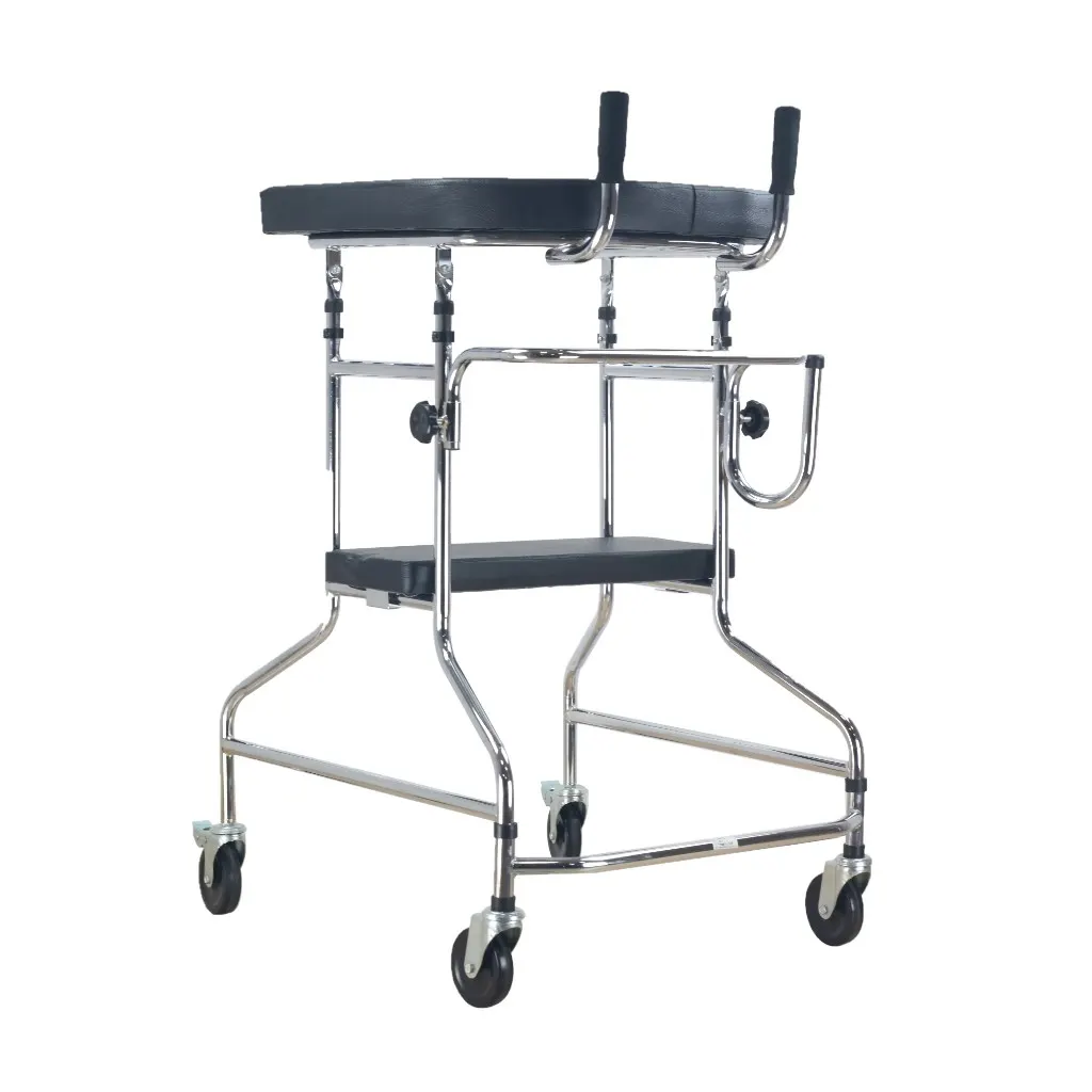 HIGH WALKER WITH TABLE | ووكر مشاية مريض مع مقعد