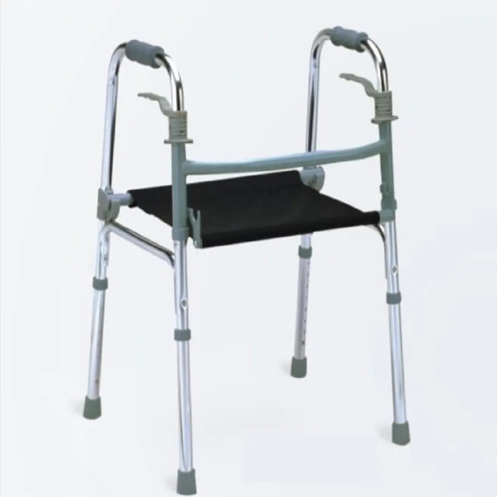 Walker With Seat | ووكر مساعد مشي مع مقعد قماش