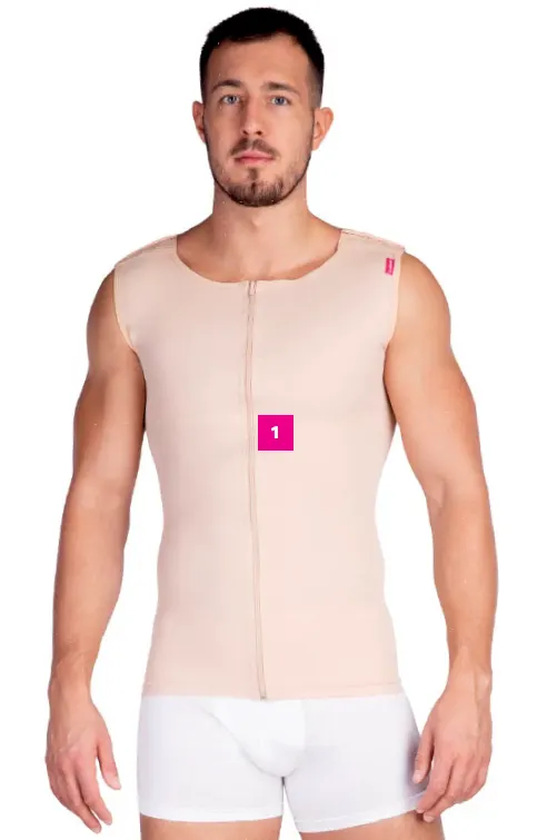 LIPOELASTIC MTmL Comfort Post-Surgical Male Compression Vest | سترة ضاغطة للرجال LIPOELASTIC MTmL Comfort لما بعد الجراحة